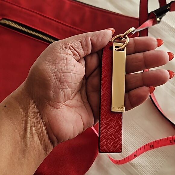 HOST PICK🥳 Aldo Women's Faux Leather CrossBody Shoulder Bag 10×11" Red - Picture 11 of 16